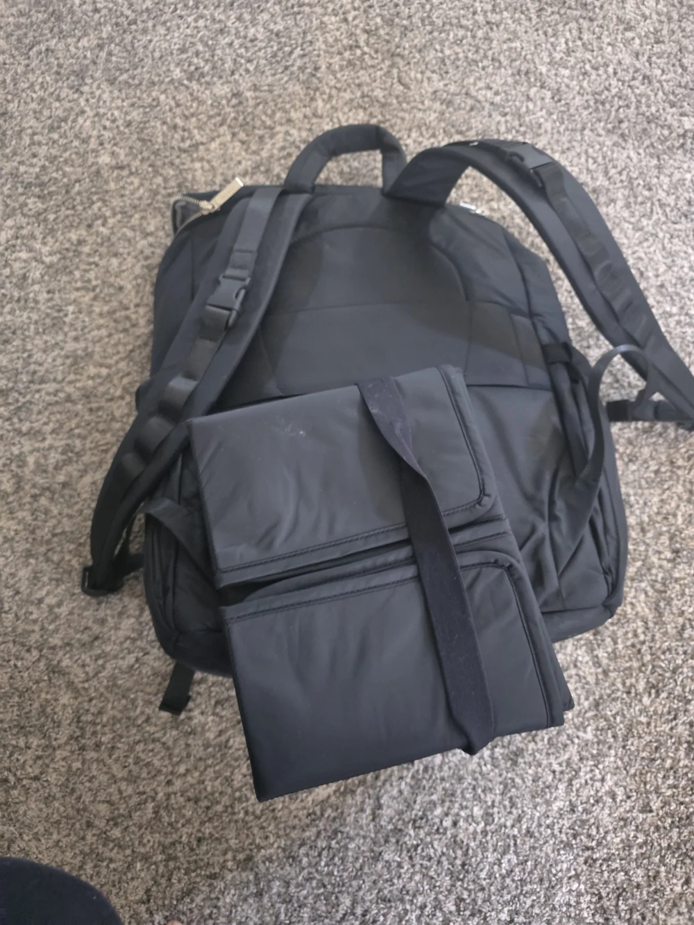 Black New Parent Backpack